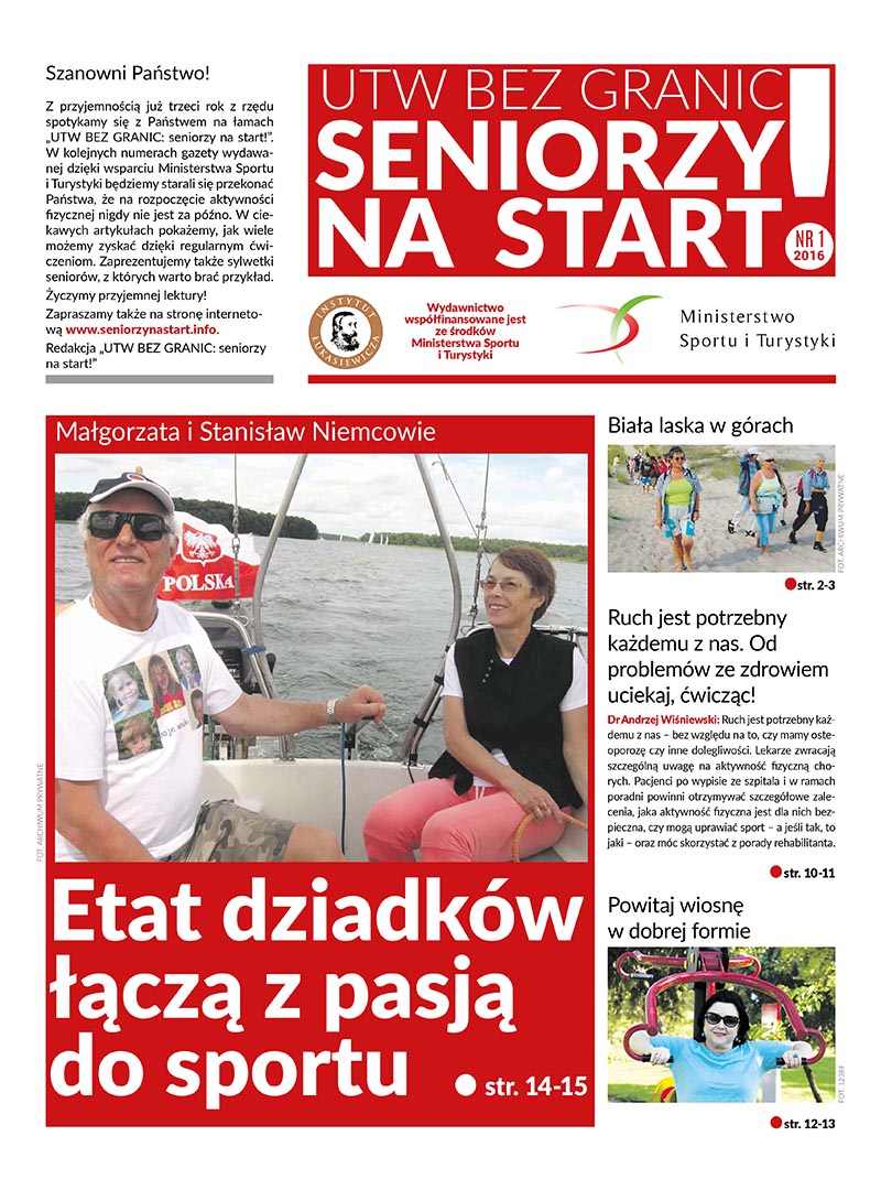 “UTW bez granic: seniorzy na start!” 2016 – pierwszy numer gazety trafił do czytelników!